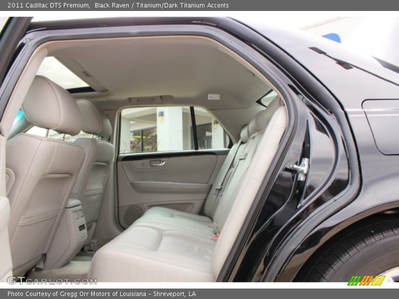 Black Raven / Titanium/Dark Titanium Accents 2011 Cadillac DTS Premium