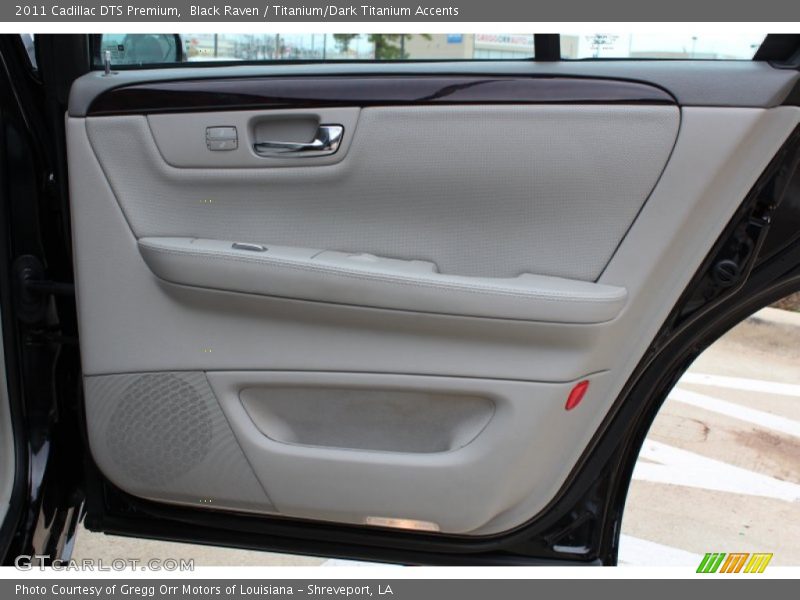 Black Raven / Titanium/Dark Titanium Accents 2011 Cadillac DTS Premium