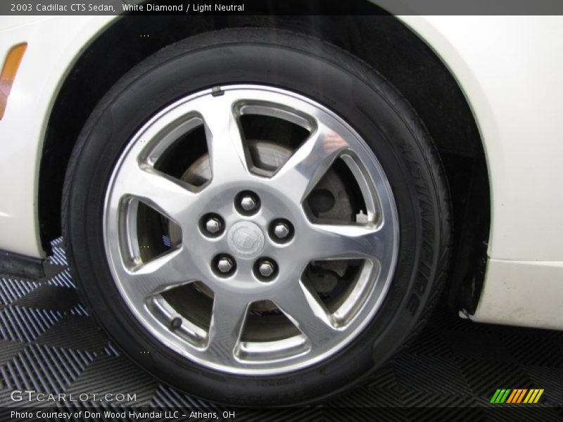White Diamond / Light Neutral 2003 Cadillac CTS Sedan