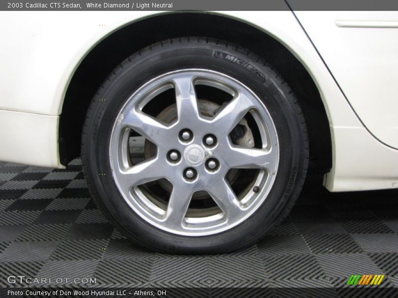 White Diamond / Light Neutral 2003 Cadillac CTS Sedan
