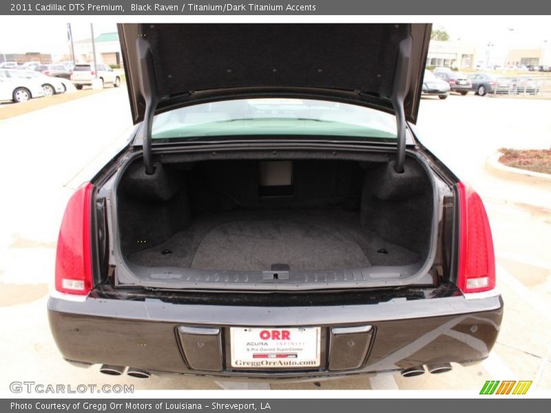Black Raven / Titanium/Dark Titanium Accents 2011 Cadillac DTS Premium