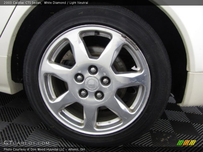 White Diamond / Light Neutral 2003 Cadillac CTS Sedan