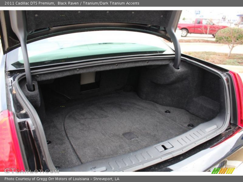Black Raven / Titanium/Dark Titanium Accents 2011 Cadillac DTS Premium