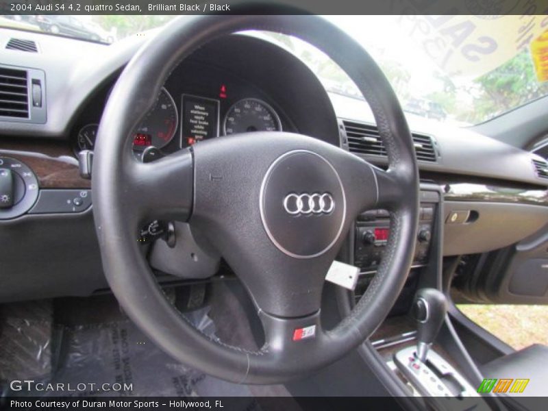 Brilliant Black / Black 2004 Audi S4 4.2 quattro Sedan
