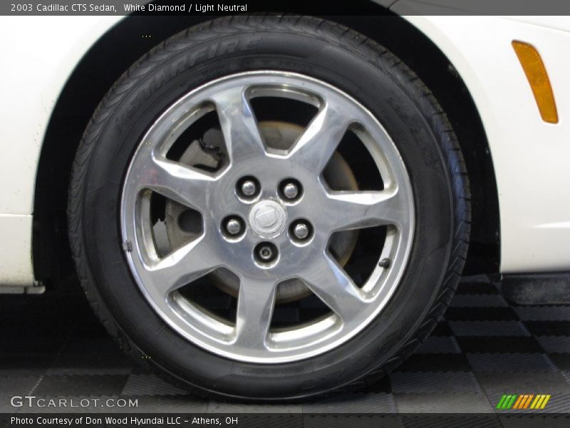 White Diamond / Light Neutral 2003 Cadillac CTS Sedan