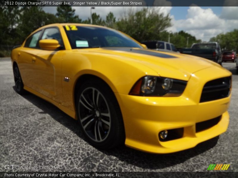 Stinger Yellow / Black/Super Bee Stripes 2012 Dodge Charger SRT8 Super Bee