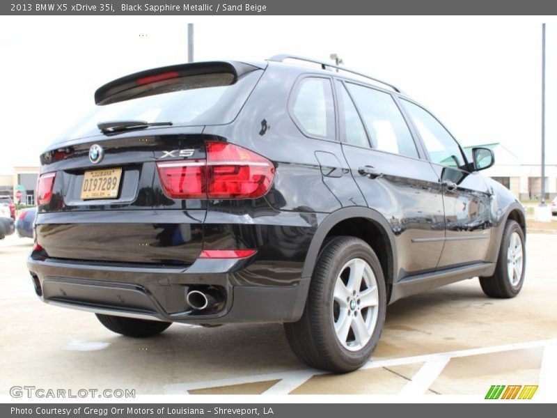 Black Sapphire Metallic / Sand Beige 2013 BMW X5 xDrive 35i