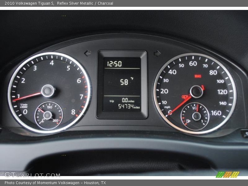 Reflex Silver Metallic / Charcoal 2010 Volkswagen Tiguan S