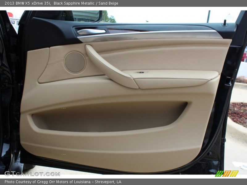 Black Sapphire Metallic / Sand Beige 2013 BMW X5 xDrive 35i