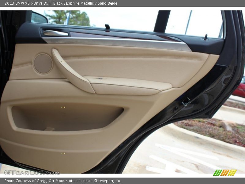 Black Sapphire Metallic / Sand Beige 2013 BMW X5 xDrive 35i