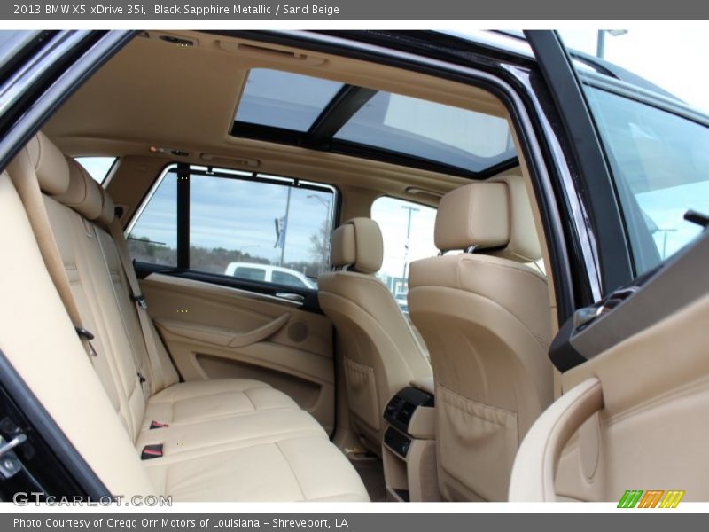 Black Sapphire Metallic / Sand Beige 2013 BMW X5 xDrive 35i