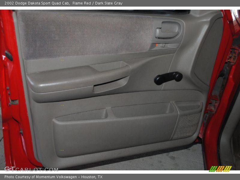 Flame Red / Dark Slate Gray 2002 Dodge Dakota Sport Quad Cab