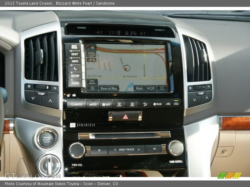 Blizzard White Pearl / Sandstone 2013 Toyota Land Cruiser