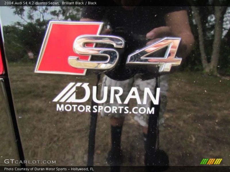 Brilliant Black / Black 2004 Audi S4 4.2 quattro Sedan