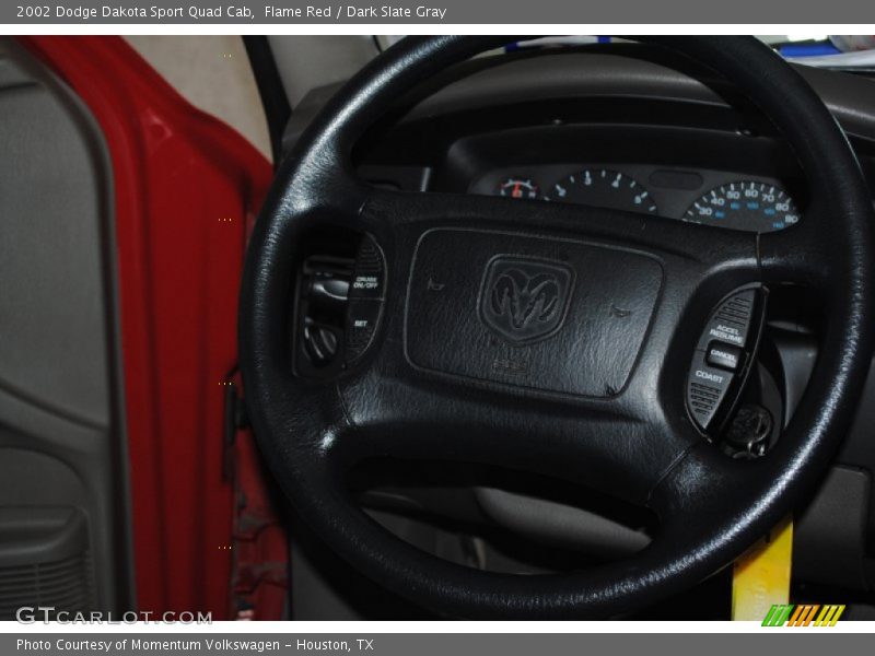 Flame Red / Dark Slate Gray 2002 Dodge Dakota Sport Quad Cab