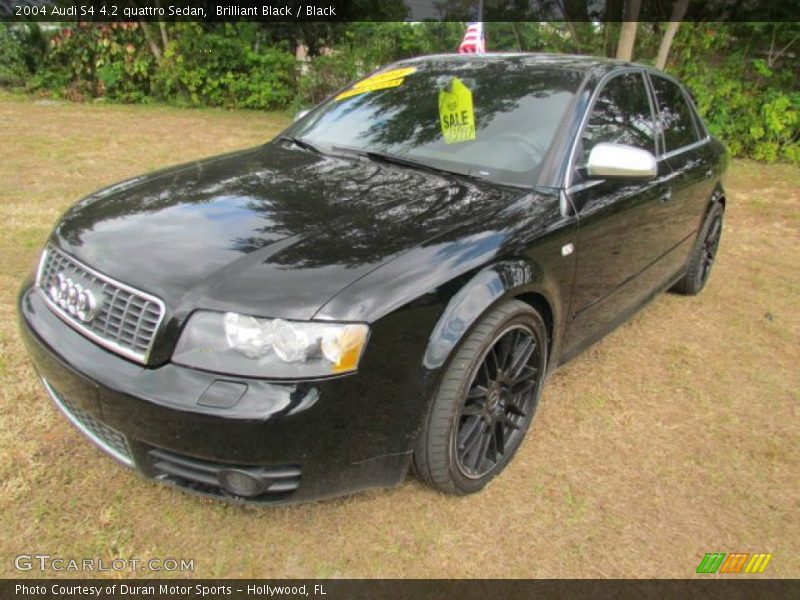 Brilliant Black / Black 2004 Audi S4 4.2 quattro Sedan