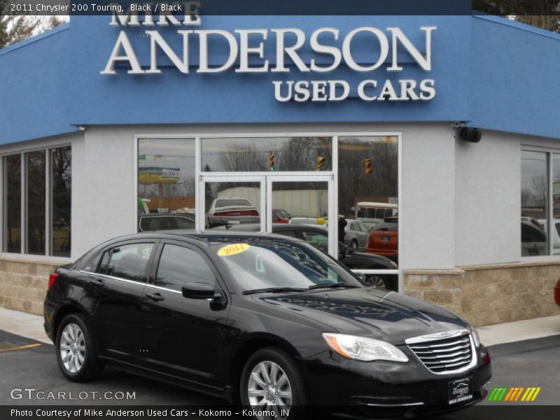 Black / Black 2011 Chrysler 200 Touring