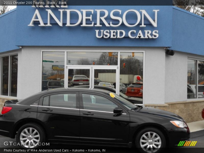 Black / Black 2011 Chrysler 200 Touring