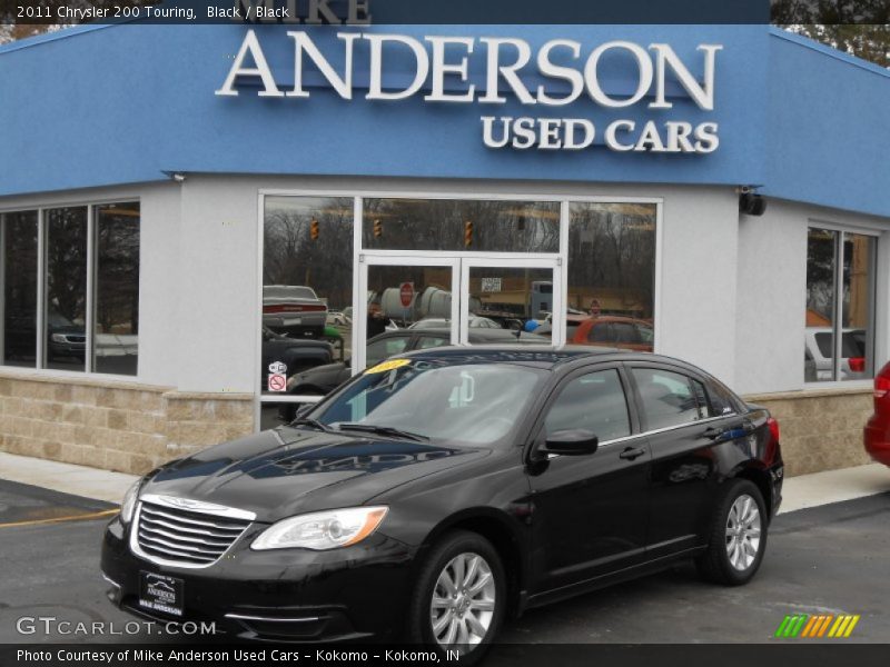 Black / Black 2011 Chrysler 200 Touring