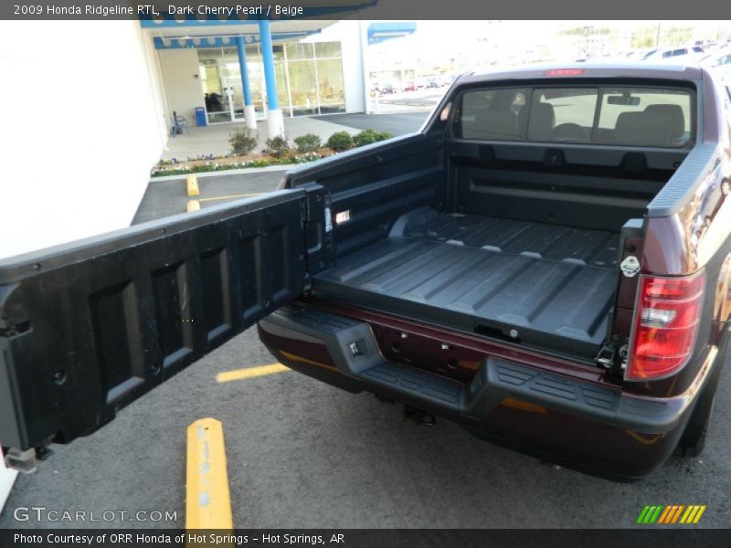 Dark Cherry Pearl / Beige 2009 Honda Ridgeline RTL