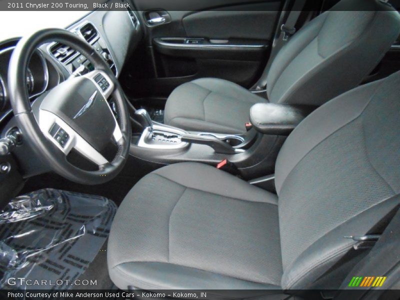 Black / Black 2011 Chrysler 200 Touring