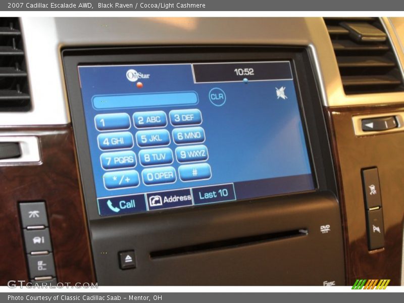 Black Raven / Cocoa/Light Cashmere 2007 Cadillac Escalade AWD