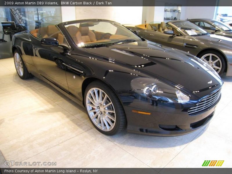 BMW Carbon Black / Dark Tan 2009 Aston Martin DB9 Volante