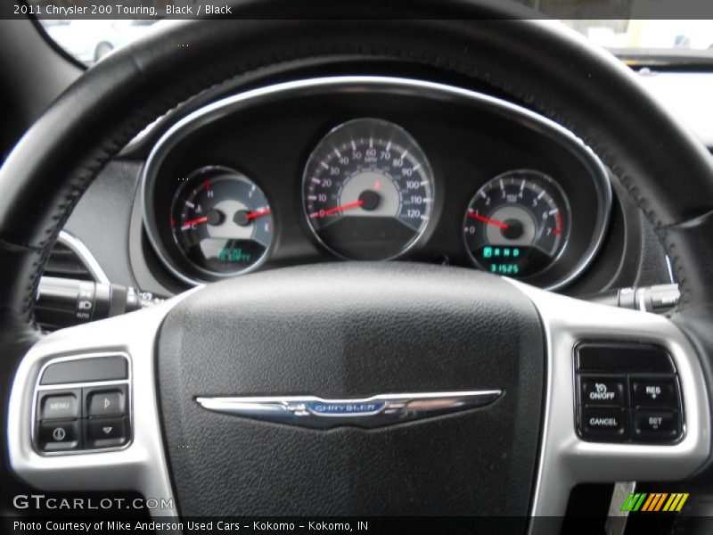 Black / Black 2011 Chrysler 200 Touring