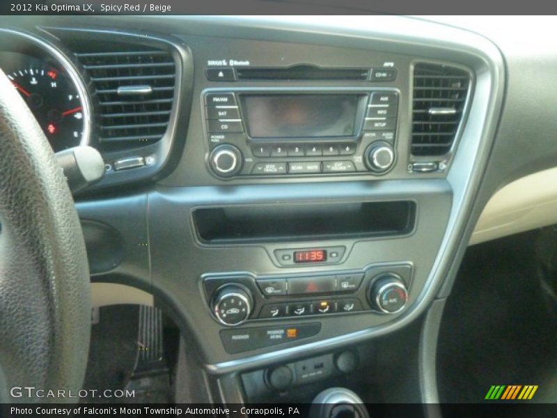 Spicy Red / Beige 2012 Kia Optima LX