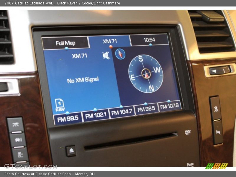 Black Raven / Cocoa/Light Cashmere 2007 Cadillac Escalade AWD