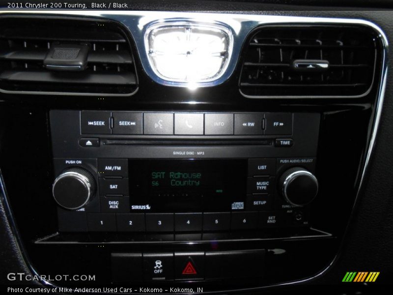 Black / Black 2011 Chrysler 200 Touring
