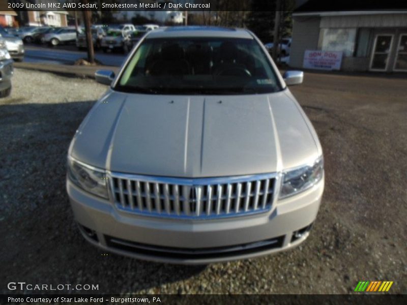 Smokestone Metallic / Dark Charcoal 2009 Lincoln MKZ AWD Sedan