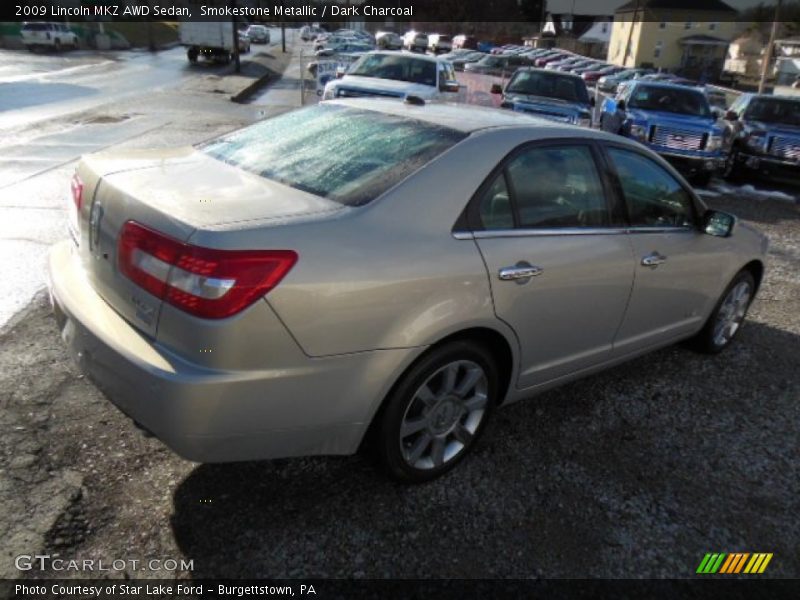 Smokestone Metallic / Dark Charcoal 2009 Lincoln MKZ AWD Sedan