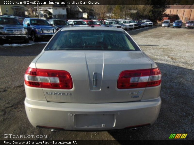 Smokestone Metallic / Dark Charcoal 2009 Lincoln MKZ AWD Sedan