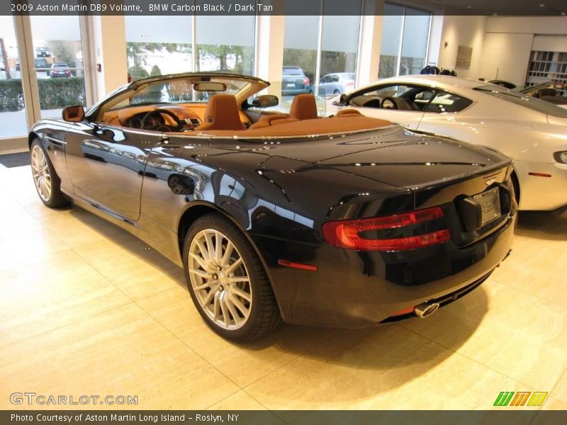 BMW Carbon Black / Dark Tan 2009 Aston Martin DB9 Volante