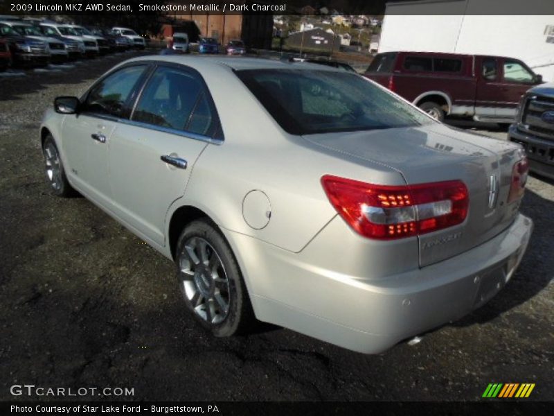 Smokestone Metallic / Dark Charcoal 2009 Lincoln MKZ AWD Sedan