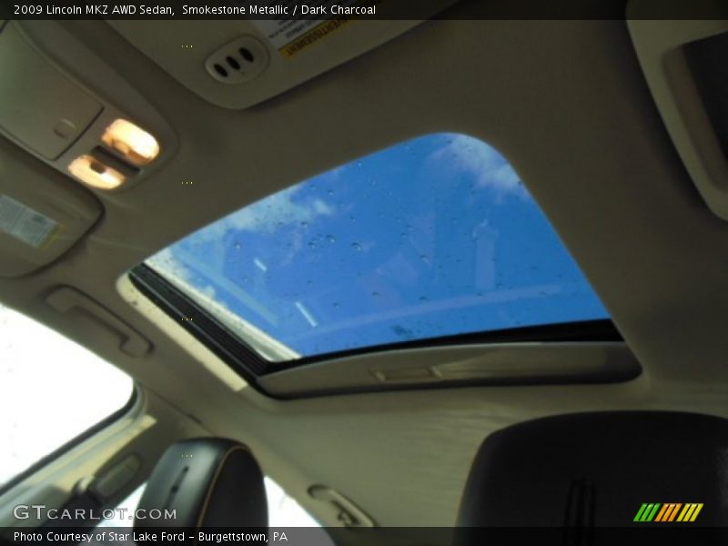 Smokestone Metallic / Dark Charcoal 2009 Lincoln MKZ AWD Sedan