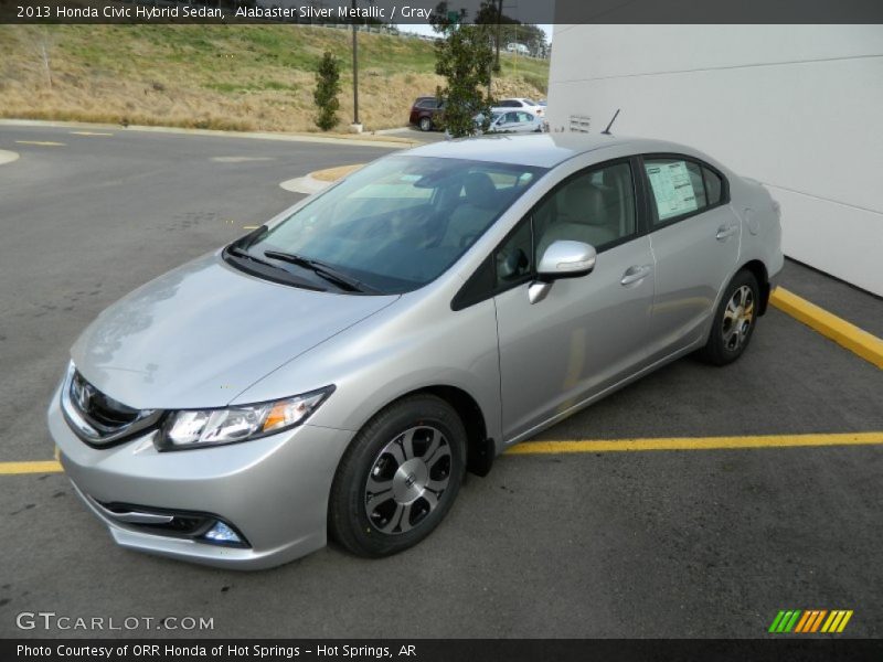 Front 3/4 View of 2013 Civic Hybrid Sedan