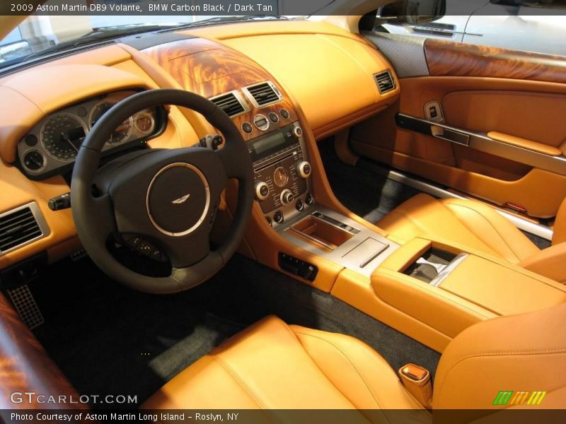 BMW Carbon Black / Dark Tan 2009 Aston Martin DB9 Volante