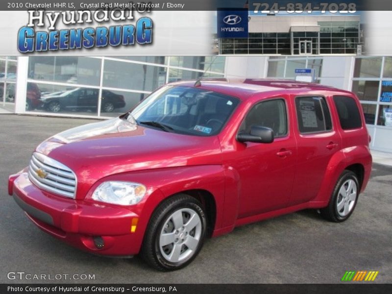 Crystal Red Metallic Tintcoat / Ebony 2010 Chevrolet HHR LS
