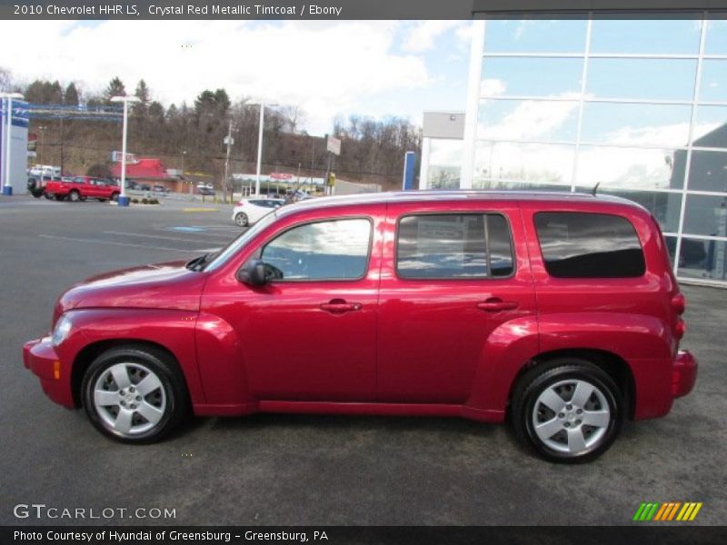 Crystal Red Metallic Tintcoat / Ebony 2010 Chevrolet HHR LS