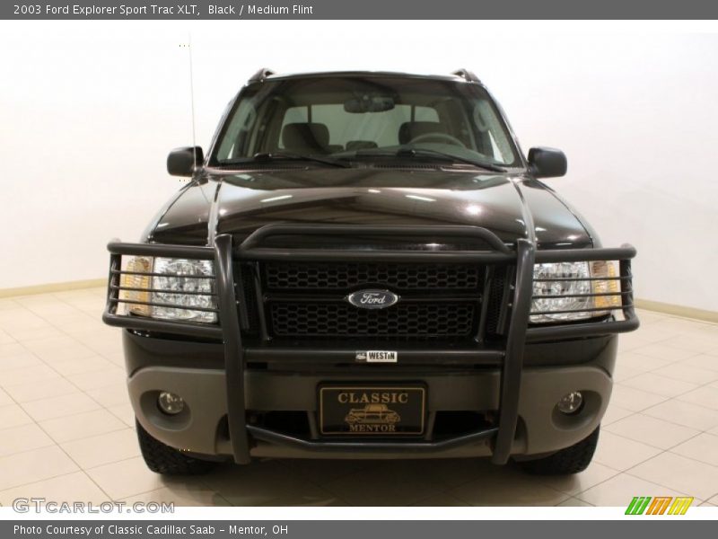 Black / Medium Flint 2003 Ford Explorer Sport Trac XLT