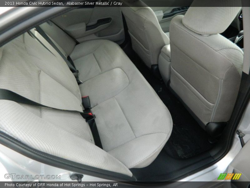 Rear Seat of 2013 Civic Hybrid Sedan
