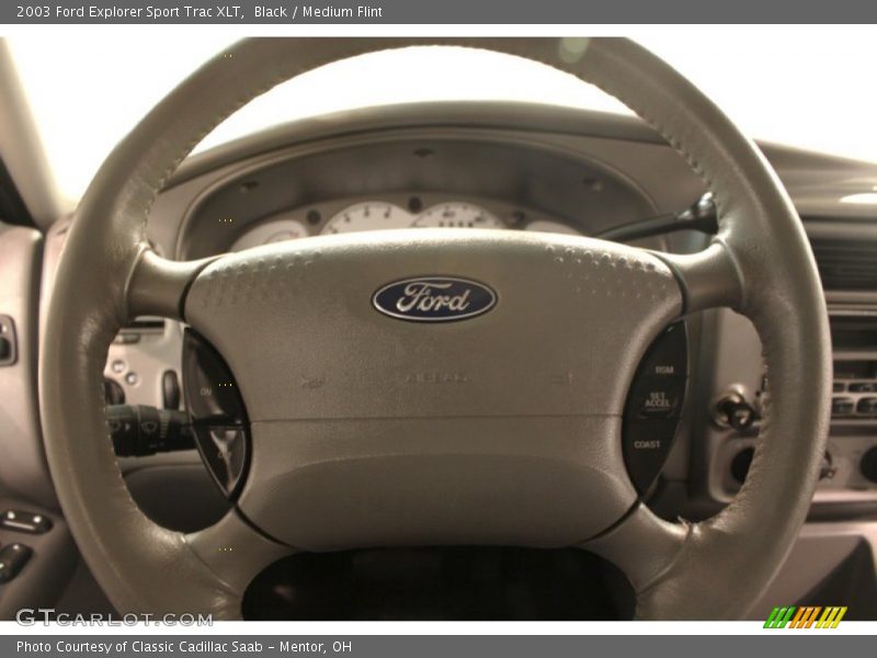 Black / Medium Flint 2003 Ford Explorer Sport Trac XLT