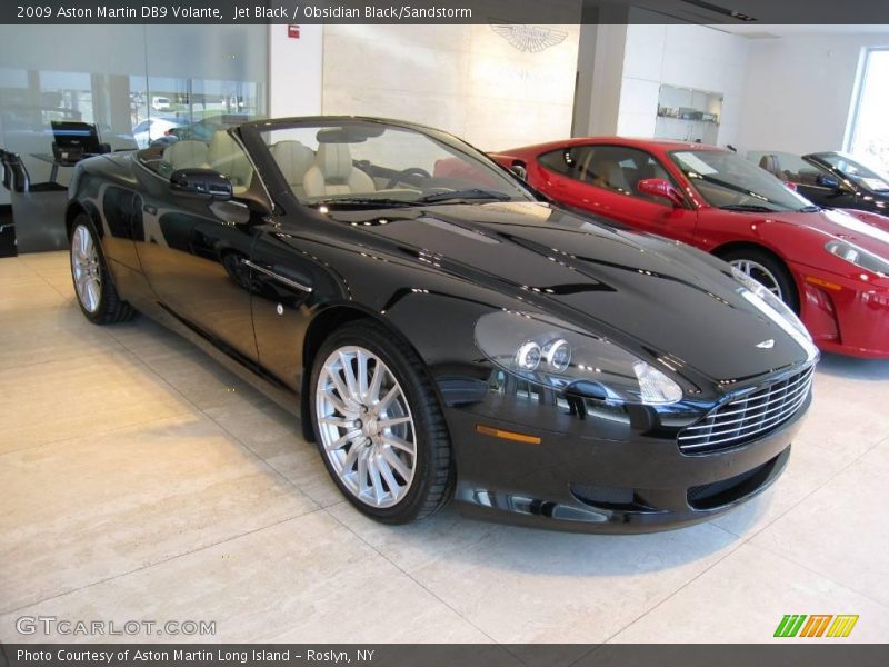 Jet Black / Obsidian Black/Sandstorm 2009 Aston Martin DB9 Volante