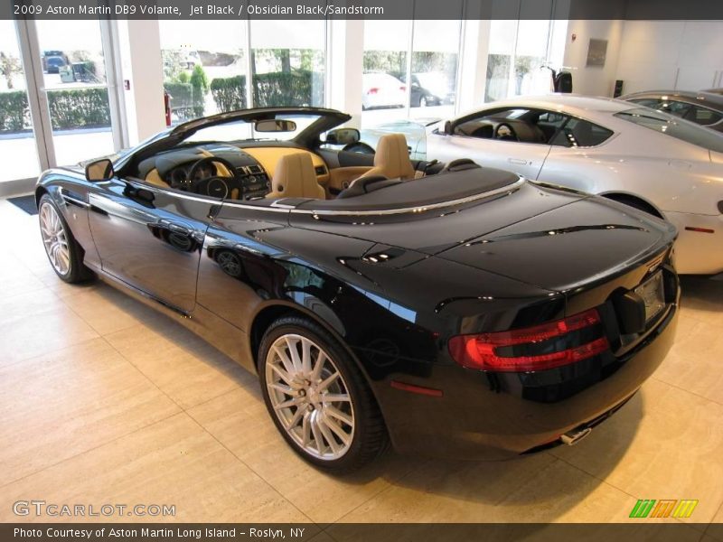 Jet Black / Obsidian Black/Sandstorm 2009 Aston Martin DB9 Volante
