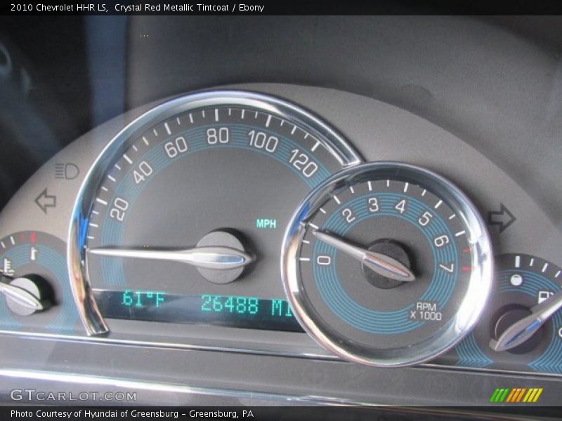 Crystal Red Metallic Tintcoat / Ebony 2010 Chevrolet HHR LS