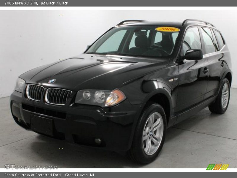 Jet Black / Black 2006 BMW X3 3.0i