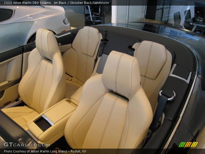 Jet Black / Obsidian Black/Sandstorm 2009 Aston Martin DB9 Volante