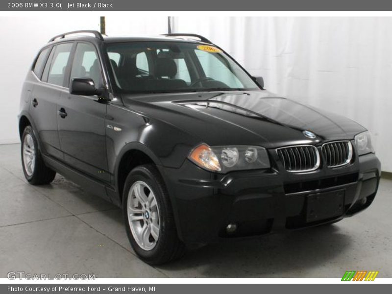 Jet Black / Black 2006 BMW X3 3.0i